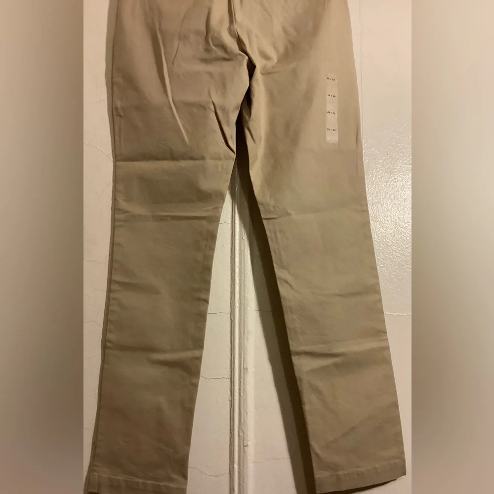 GAP NWT 29 X 30 Slim Fit Men's Khaki Chinos 90+ cotton - Picture 9 of 9